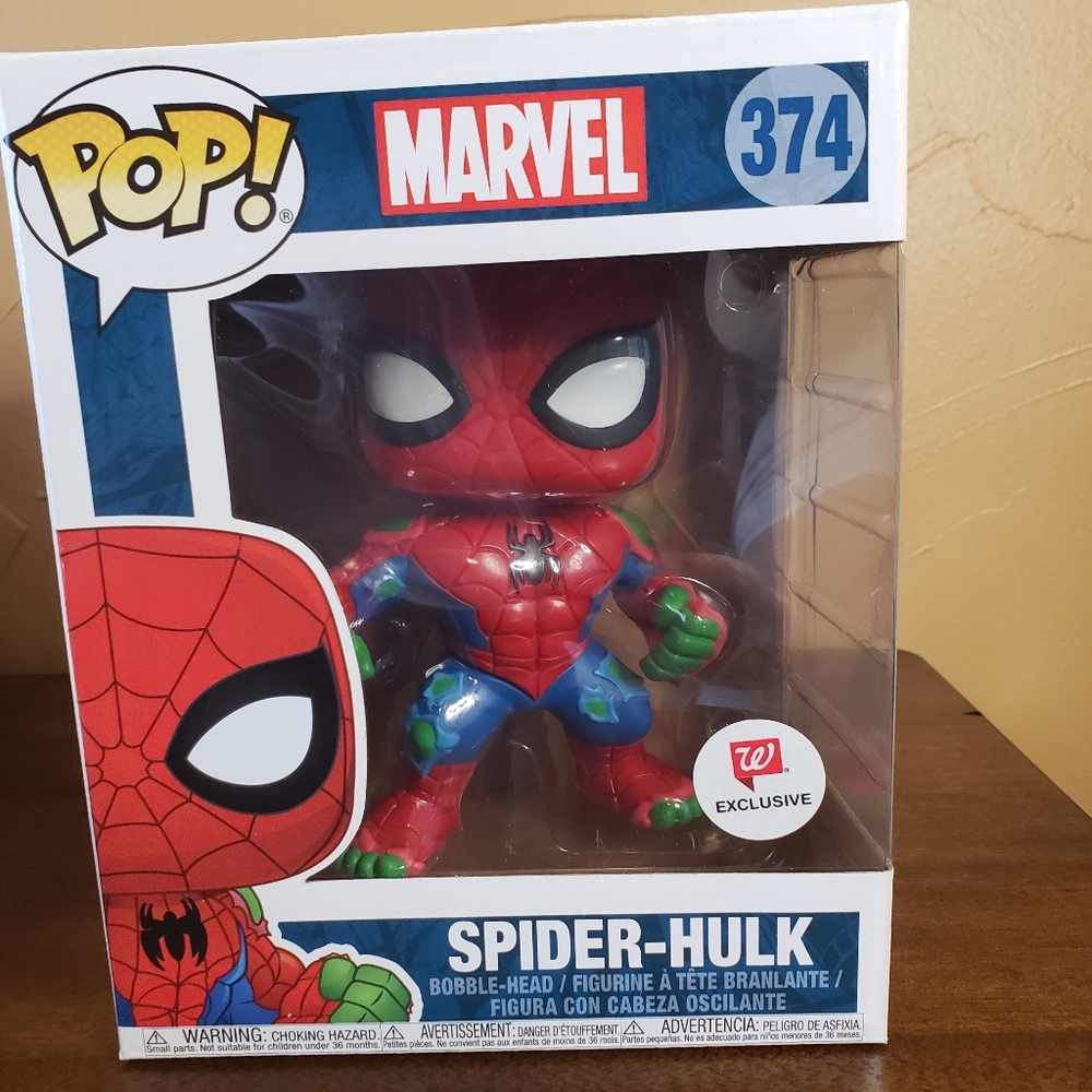 NIB Collectible Funko POP! Marvel 374 Spider_ Hulk Walgreens Exclusive